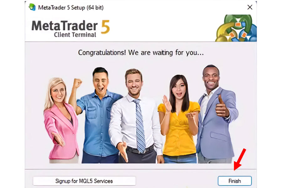 فتح حساب تجريبي ميتاتريدر 5