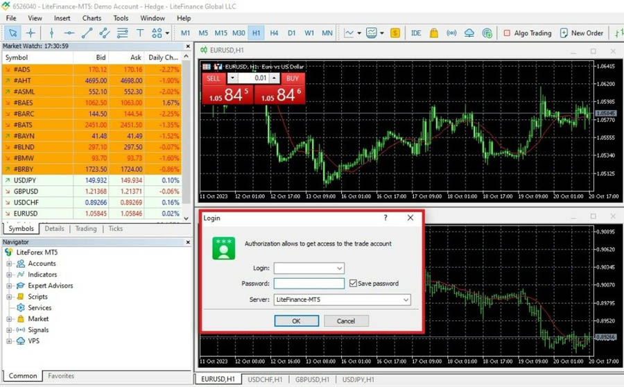 فتح حساب حقيقي ميتاتريدر 5