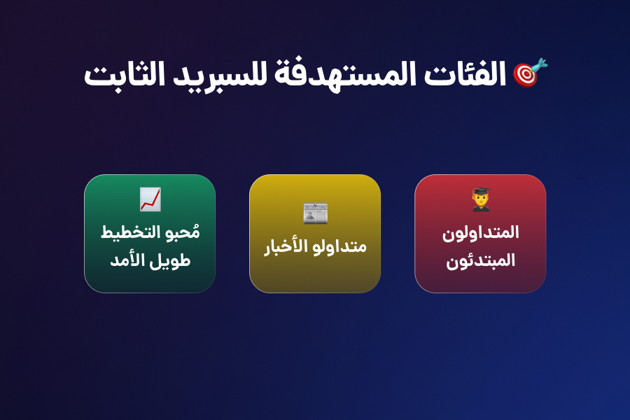 الفئات مستهدفه للاسبرید الثابت