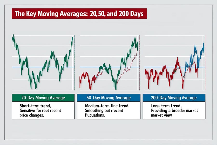 20 50 and 200 Day Moving Average Crossover