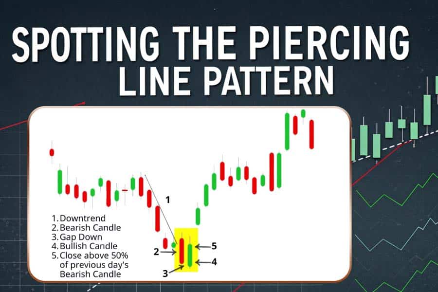 Piercing Line Candlestick Pattern