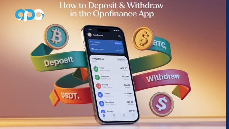 How to Deposit and Withdraw Funds in the Opofinance App