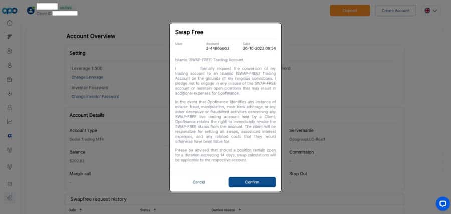 How to Activate Opofinance Islamic Account