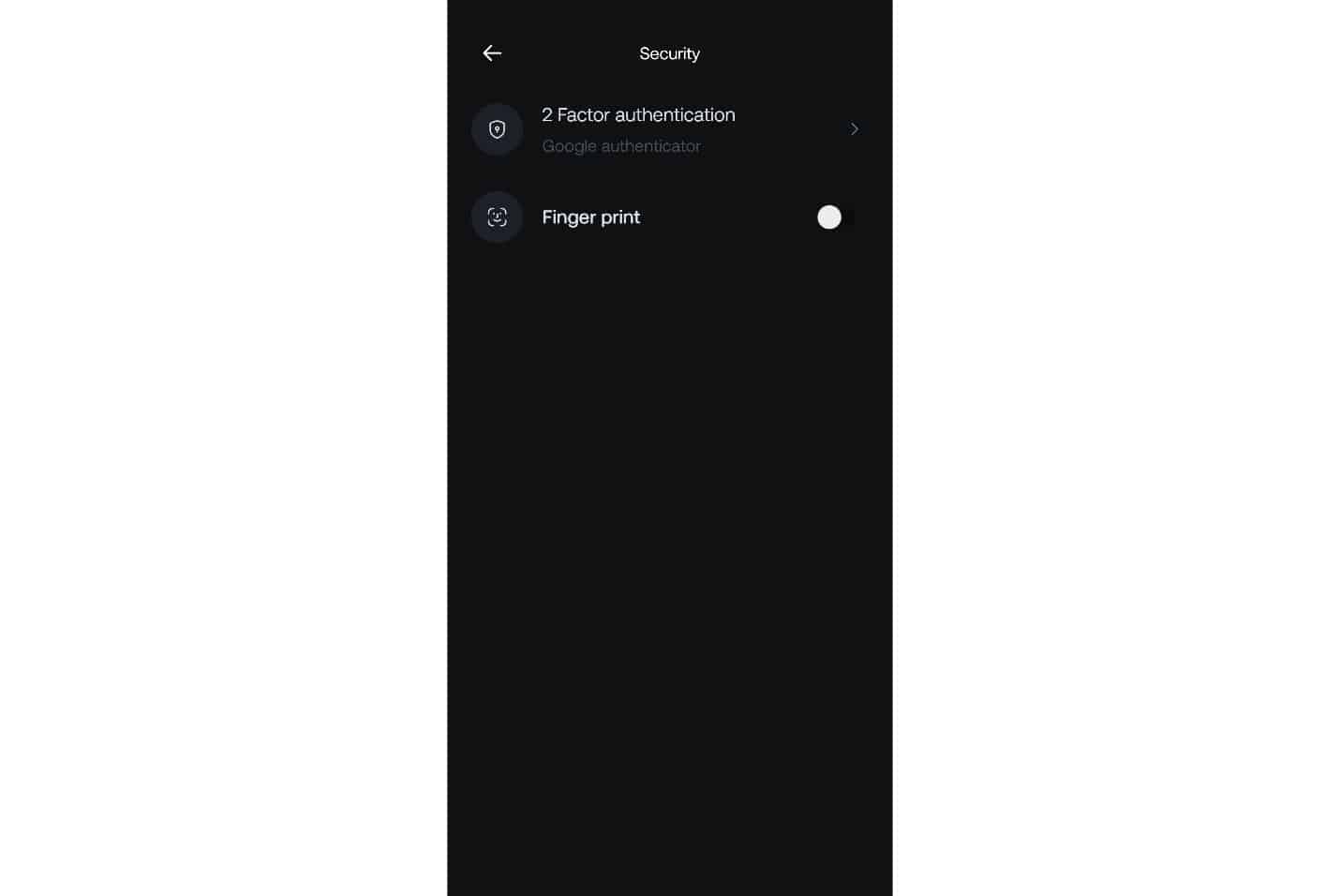 Start the 2FA Activation Process