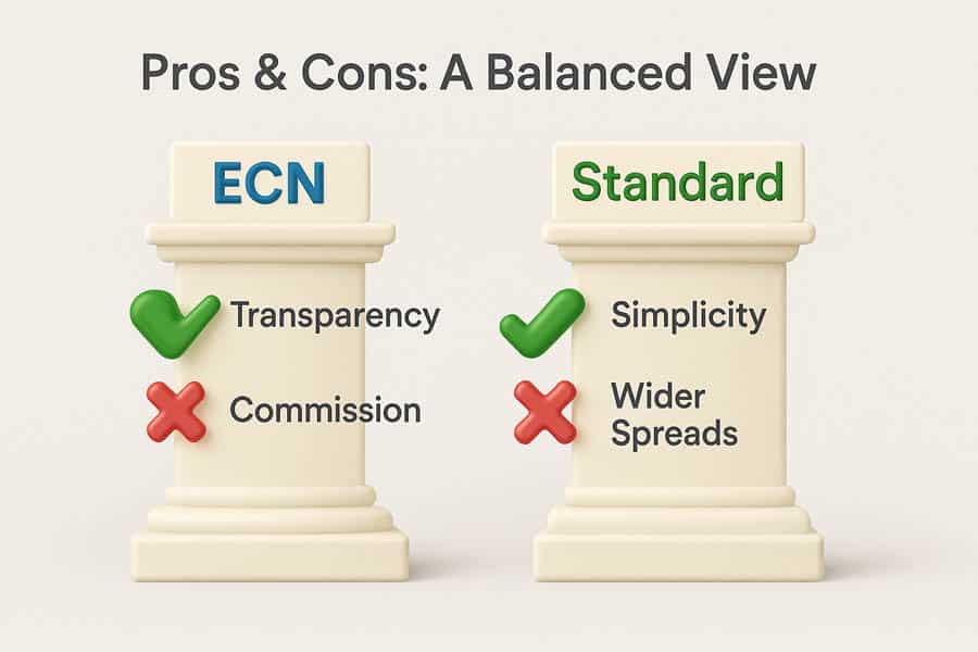 ECN vs Standard Accoun