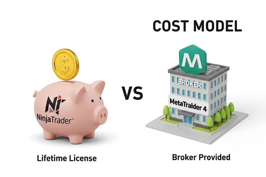 NinjaTrader vs MetaTrader 4