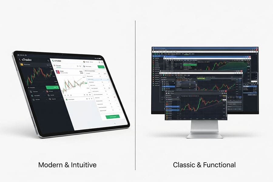 cTrader vs MetaTrader 4