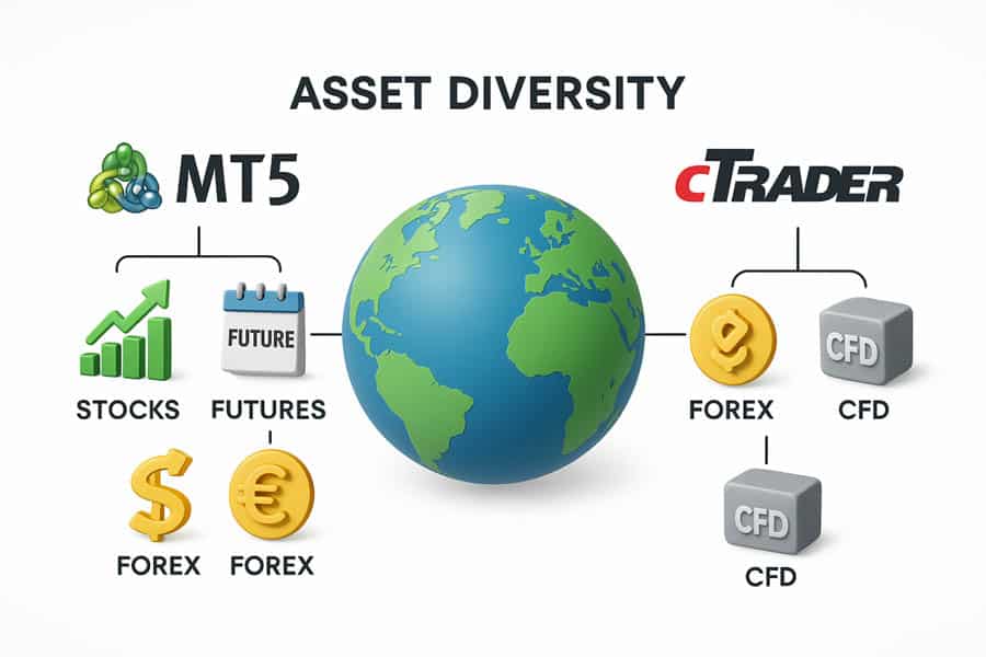 cTrader vs MetaTrader 5