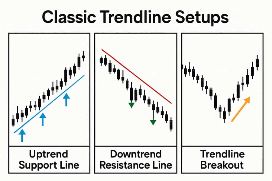 Pairs for Trendline Trading