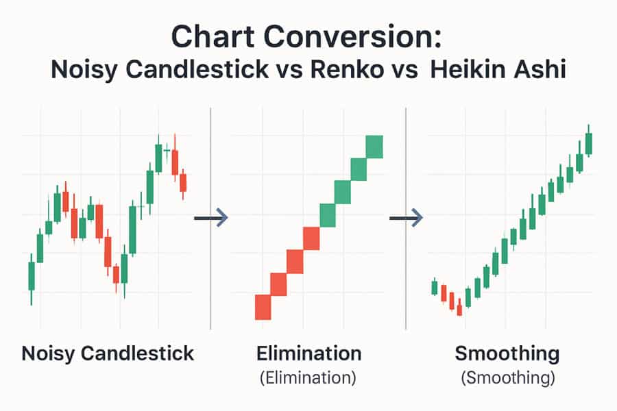 Renko Charts vs Heikin Ashi