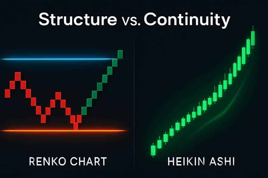 Renko Charts vs Heikin Ashi