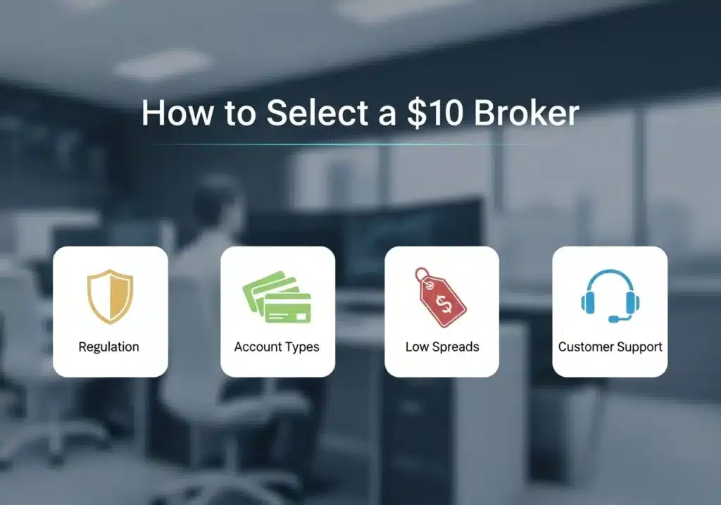 Criteria for Selecting the Best $10 Minimum Deposit Broker