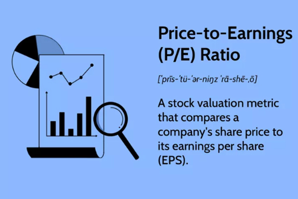 (P/E) رابطه بین قیمت سهام یک شرکت و سود هر سهم آن را اندازه‌گیری می‌کند. 