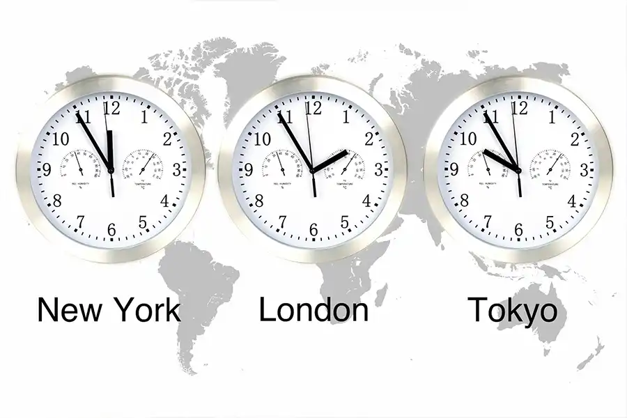 سشن لندن، نیویورک و توکیو از مهم‌ترین سشن‌های معاملاتی هستند.