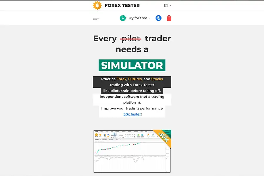 Forex Tester برای تست و بهینه‌سازی استراتژی‌های معاملاتی طراحی شده و قابلیت استفاده از داده‌های تاریخی را دارد.